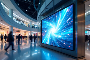 interactive trade show display screen
